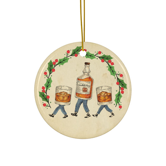 Crunkleton Walking Whiskey Ceramic Ornament