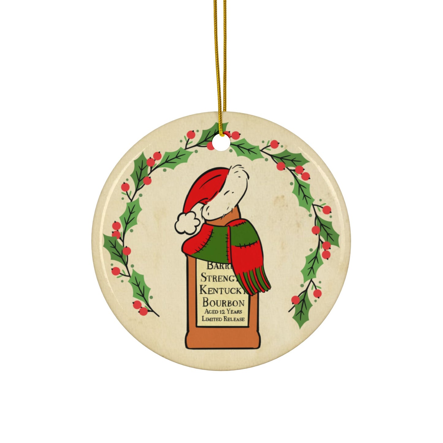 Crunkleton Kentucky Bourbon Ceramic Ornament