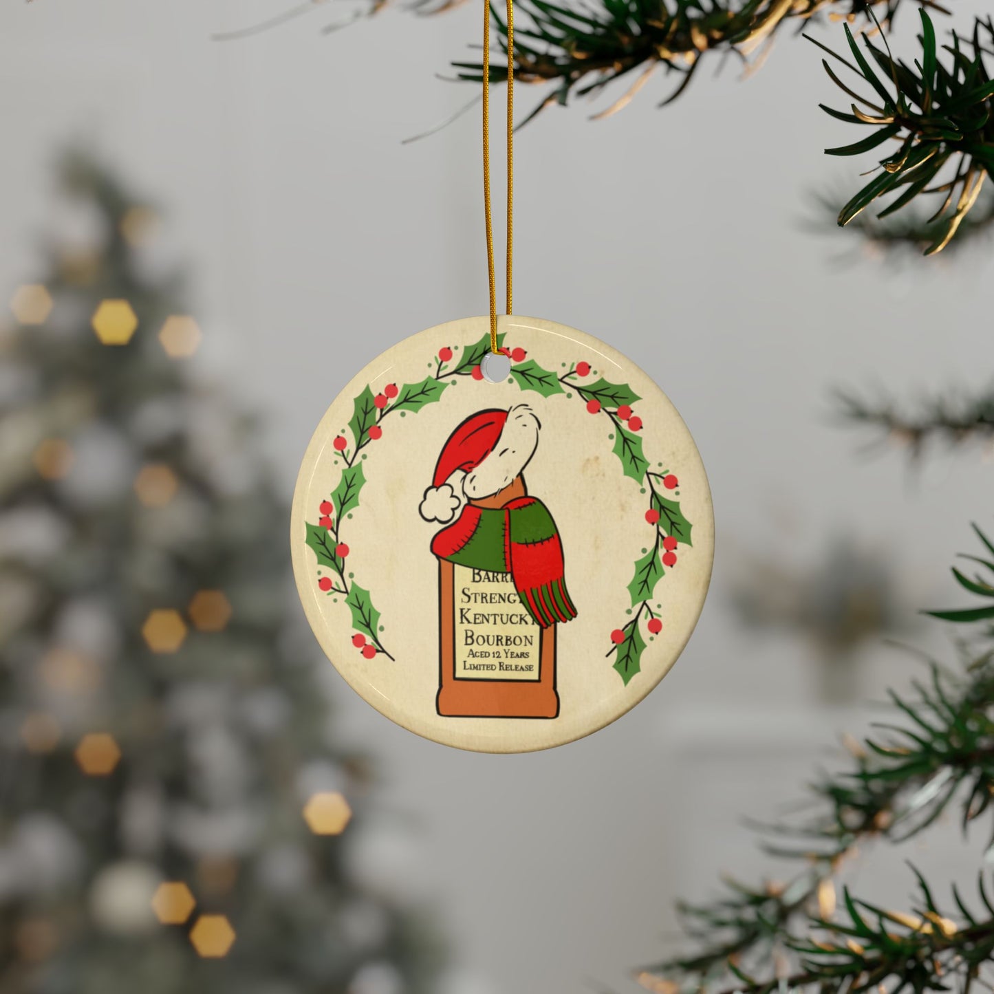 Crunkleton Kentucky Bourbon Ceramic Ornament